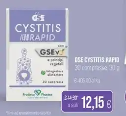 Coop GSE CYSTITIS RAPID 30 compresse offerta