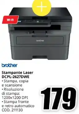 MediaWorld brother Stampante Laser DCPL-2627DWE offerta