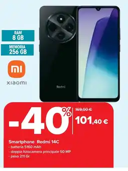 Carrefour Smartphone Redmi 14C offerta