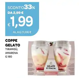 Ekom Coppe gelato tiramisù, amarena offerta