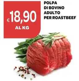 Ekom Polpa di bovino adulto per roastbeef offerta