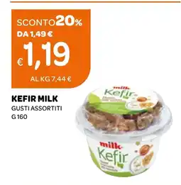 Ekom Kefir milk gusti assortiti offerta