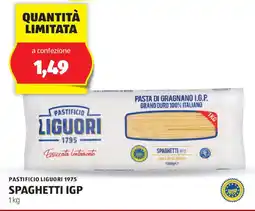 ALDI Pastificio liguori 1975 spaghetti igp offerta
