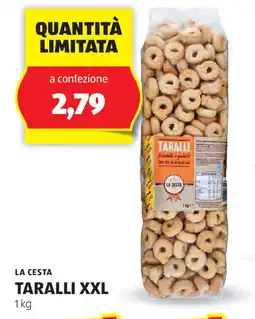 ALDI La cesta taralli xxl offerta