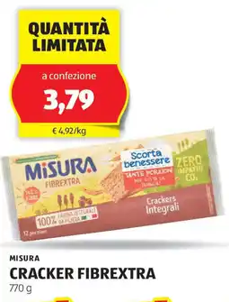 ALDI Misura cracker fibrextra offerta