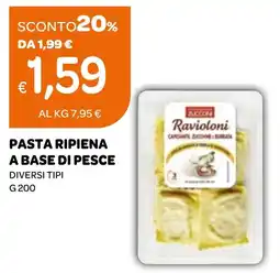 Ekom Pasta ripiena a base di pesce diversi tipi offerta