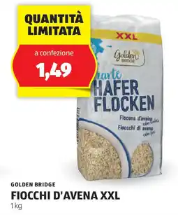 ALDI Golden bridge fiocchi d'avena xxl offerta