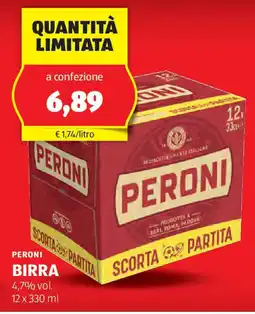 ALDI Peroni birra offerta