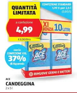 ALDI Ace candeggina offerta