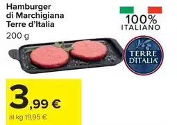 Carrefour Hamburger di Marchigiana Terre d'Italia offerta