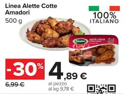 Carrefour Linea Alette Cotte Amadori offerta