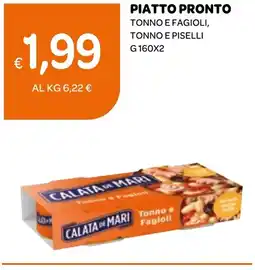 Ekom Piatto pronto tonno e piselli offerta