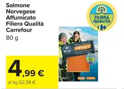 Carrefour Salmone Norvegese Affumicato Filiera Qualità Carrefour offerta