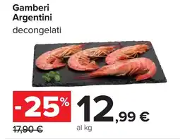 Carrefour Gamberi Argentini offerta