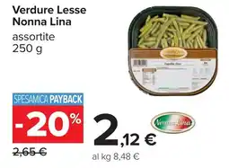 Carrefour Verdure Lesse Nonna Lina offerta