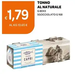 Ekom Tonno al naturale sgocciolato offerta