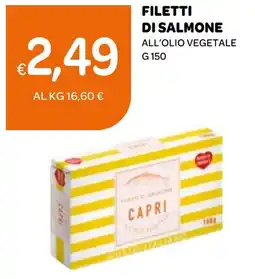Ekom Filetti di salmone all'olio vegetale offerta