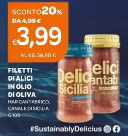 Ekom Filetti di alici in olio di oliva offerta