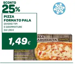 Ekom Pizza formato pala diversi tipi e grammature da offerta