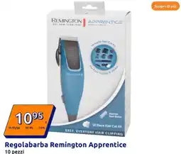 Regolabarba remington apprentice 10 pezzi