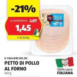 ALDI Il tagliere del re petto di pollo al forno offerta