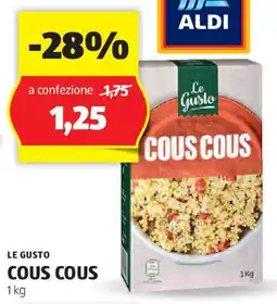 ALDI Le gusto cous cous offerta