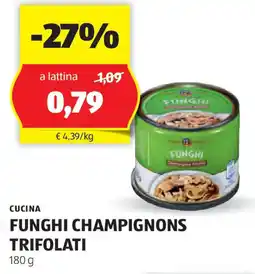 ALDI Cucina funghi champignons trifolati offerta