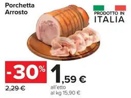 Carrefour Porchetta Arrosto offerta