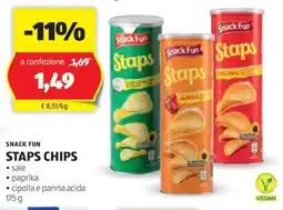 ALDI Snack fun staps chips offerta