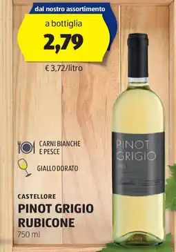 ALDI Castellore pinot grigio rubicone offerta
