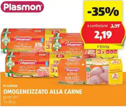 ALDI Plasmon omogeneizzato alla carne offerta