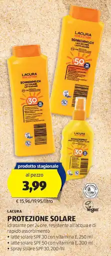 ALDI Lacura protezione solare offerta