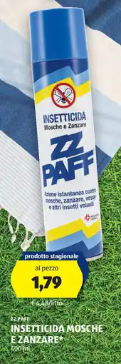 ALDI Zz paff insetticida mosche e zanzare offerta