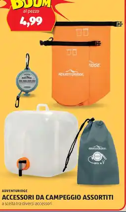 ALDI Adventuridge accessori da campeggio assortiti offerta