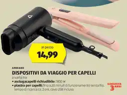ALDI Ambiano dispositivi da viaggio per capelli offerta