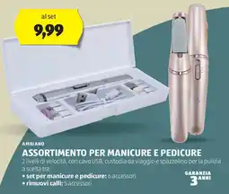 ALDI Ambiano assortimento per manicure e pedicure offerta