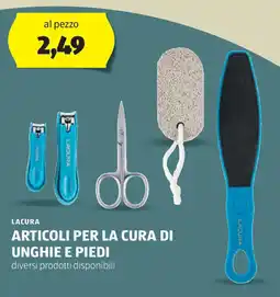 ALDI Lacura articoli per la cura di unghie e piedi offerta