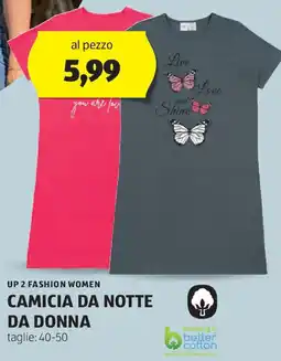 ALDI Up 2 fashion women camicia da notte da donna offerta