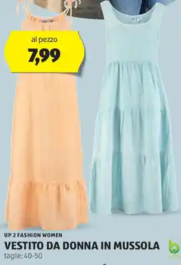 ALDI Up 2 fashion women vestito da donna in mussola offerta