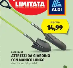 ALDI Gardenline attrezzi da giardino con manico lungo offerta
