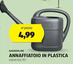ALDI Gardenline annaffiatoio in plastica offerta