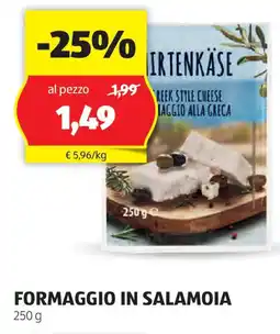 ALDI Formaggio in salamoia offerta