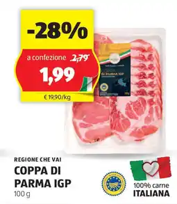 ALDI Regione che vai coppa di parma igp offerta