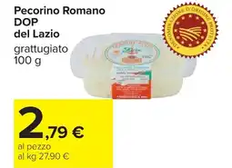 Carrefour Pecorino Romano DOP del Lazio grattugiato offerta