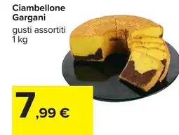 Carrefour Ciambellone Gargani offerta