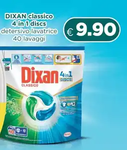 Acqua & Sapone DIXAN classico 4 in 1 discs detersivo lavatrice offerta