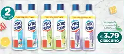 Acqua & Sapone LYSOFORM detergente pavimenti offerta