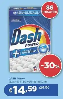 Acqua & Sapone DASH Power lavatrice in polvere 86 misurini offerta