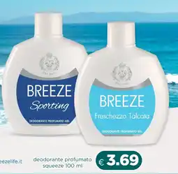 Acqua & Sapone BREEZE deodorante profumato squeeze offerta