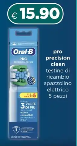Acqua & Sapone Oral-B pro precision clean testine di ricambio spazzolino elettrico offerta